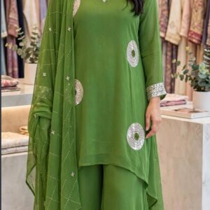 Green 3 Pc Suit