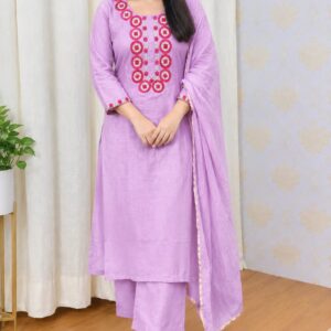 Mauve 3 pc suit